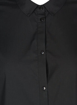 Skjortklänning i bomull, Black, Packshot image number 2