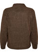 Cardigan med knytband och knappar, Brun, Packshot image number 1