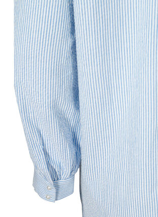 Lång randig skjorta i bomull, Skyway Stripe, Packshot image number 3