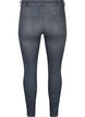 Amy jeans med hög midja och push up, Grey Denim, Packshot image number 1