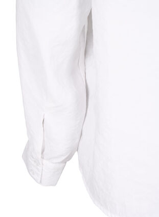 Långärmad skjorta i TENCEL™ Modal, Bright White, Packshot image number 4