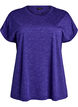 L&ouml;s tr&auml;ningst-shirt med korta &auml;rmar, Lila, Packshot image number 0