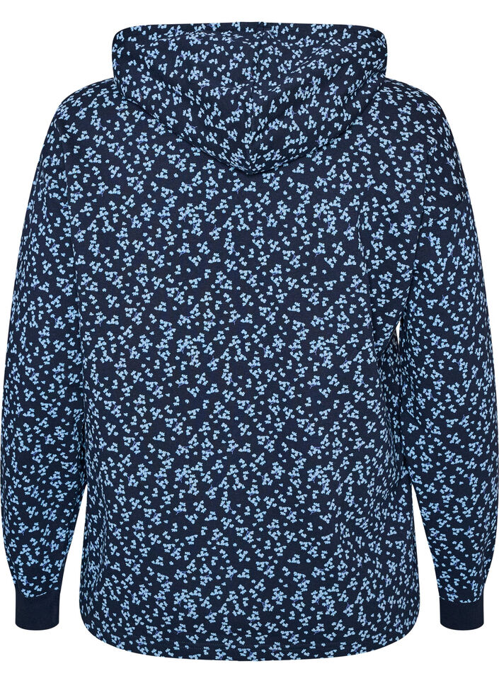 Huvtr&ouml;ja med helt&auml;ckande m&ouml;nster, Bl&aring;, Packshot image number 1