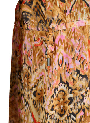 V-ringad kort klänning med tryck, Colorful Ethnic, Packshot image number 3
