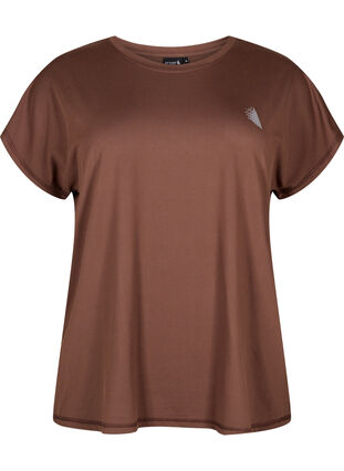 Kortärmad t-shirt för träning, Chocolate Martini, Packshot image number 0