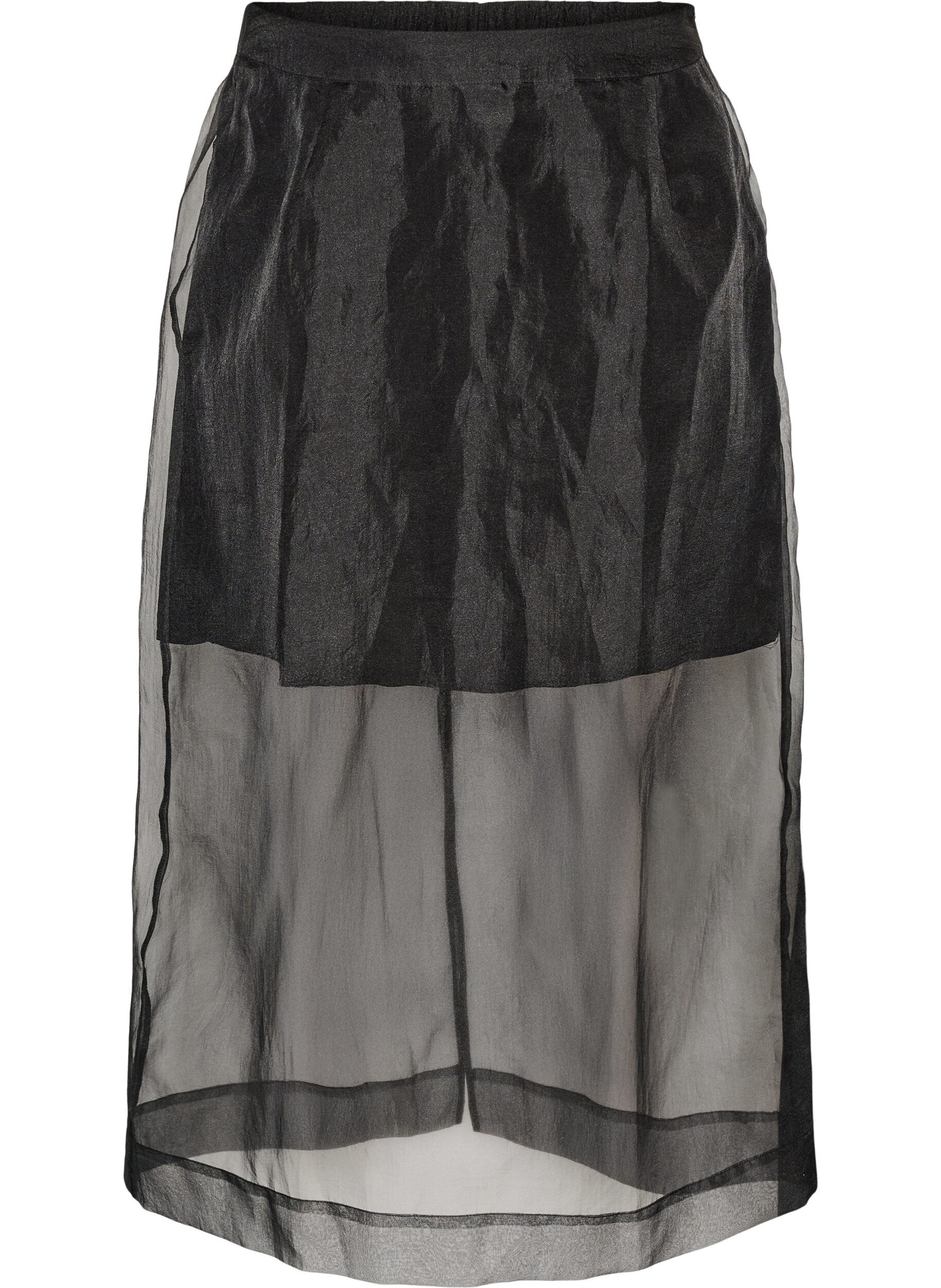L&aring;ng kjol i organza-look