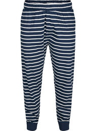 Pyjamasbyxor i bomull, Navy Blazer Stripe 