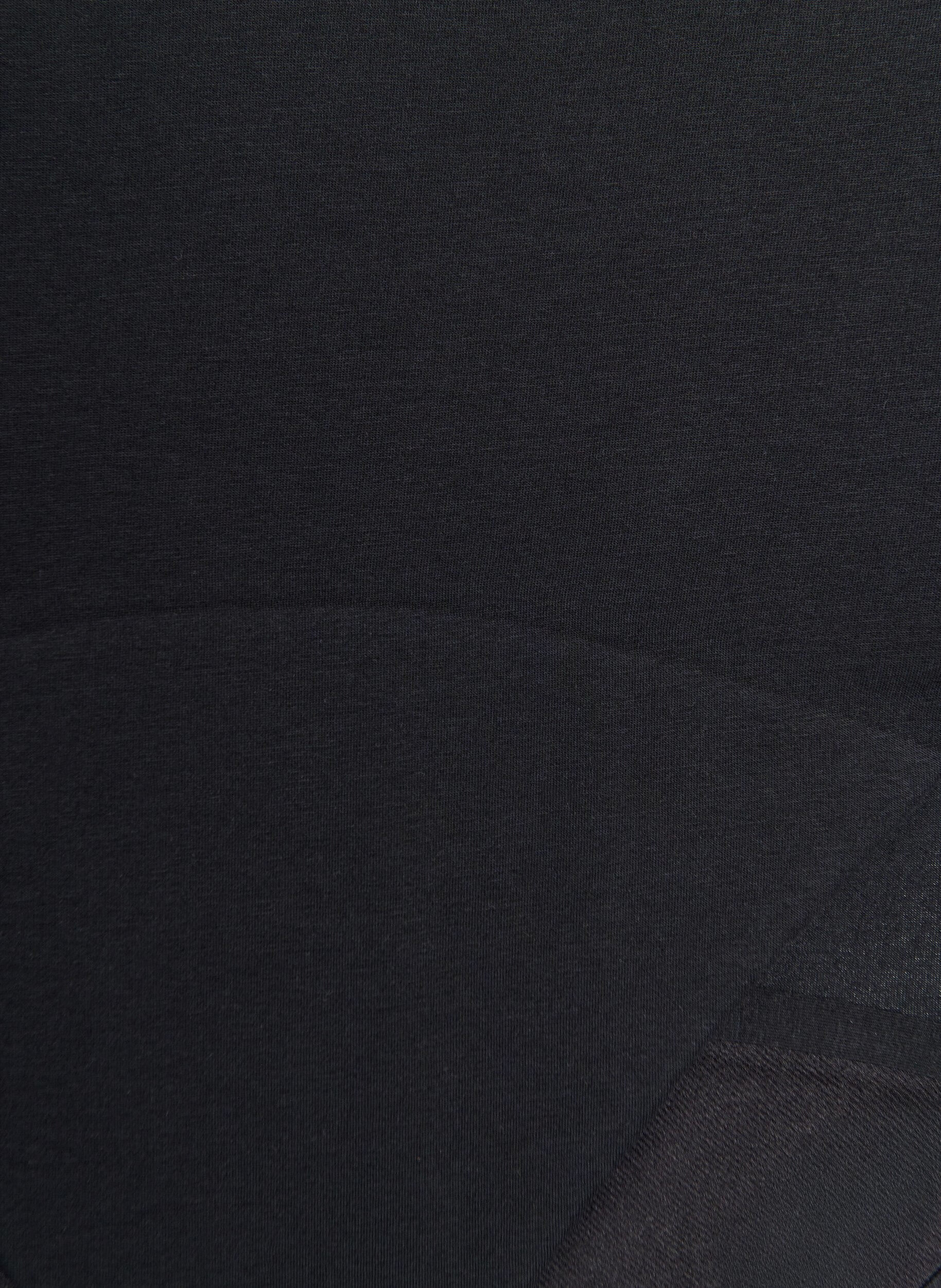 Zizzi Menstrosor i bomull med h&ouml;g midja, Svart, Packshot image number 2