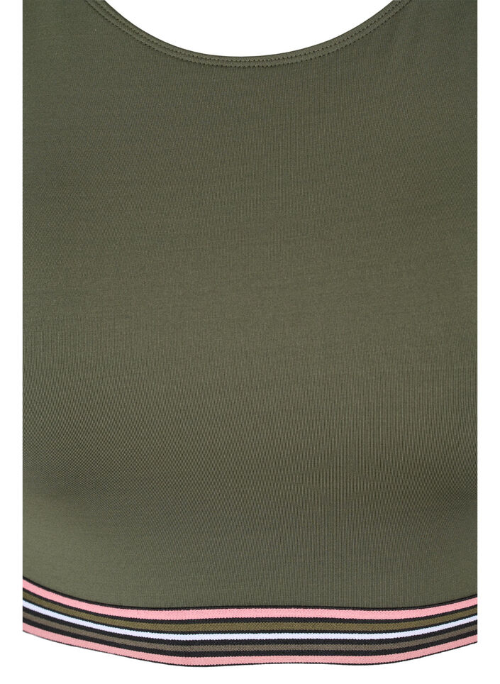 Mjuk bh med justerbara axelband, Grön, Packshot image number 2