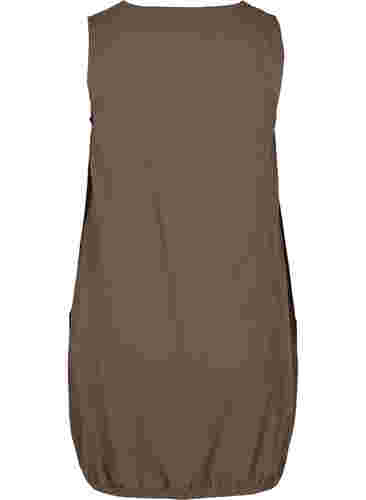 Ärmlös klänning i bomull, Falcon, Packshot image number 1