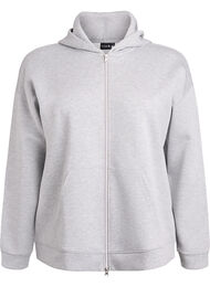 Huvtr&ouml;ja i scuba med dragkedja och fickor, Gr&aring;