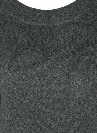 Melerad stickad tröja med rund halsringning, Urban Chic Mel., Packshot image number 2