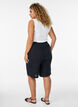 L&ouml;sa shorts i bomullsmuslin med h&ouml;g midja, Svart, Model image number 2