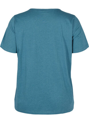 Kortärmad t-shirt med broderi anglasie, Dragonfly Mel., Packshot image number 1
