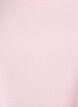 Kort&auml;rmad t-shirt i bomullsmix, Rosa, Packshot image number 2