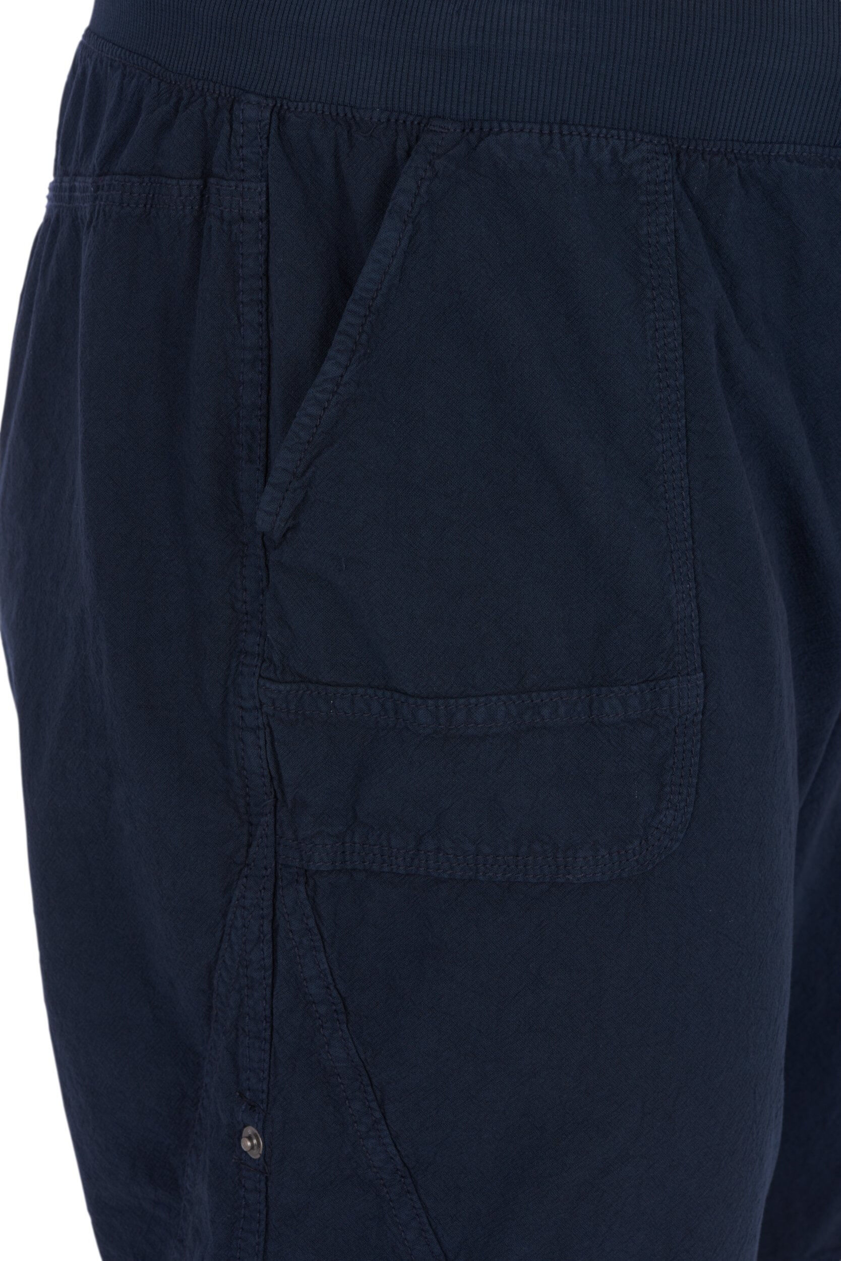 ZizziL&ouml;sa shorts i bomull med fickor, Bl&aring;, Packshot image number 2