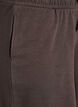 Sweatshorts med h&ouml;g midja och fickor, Brun, Packshot image number 2