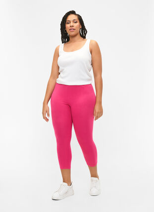 3/4 bas-leggings, Raspberry Sorbet, Model image number 2