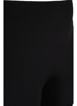 Light shapewear shorts med spetskant, Black, Packshot image number 2