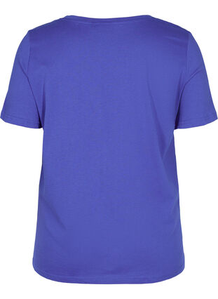 T-shirt i bomull med tryck, Dazzling Blue WAYS, Packshot image number 1
