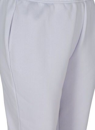 Lösa sweatpants med fickor, Purple Heather, Packshot image number 2
