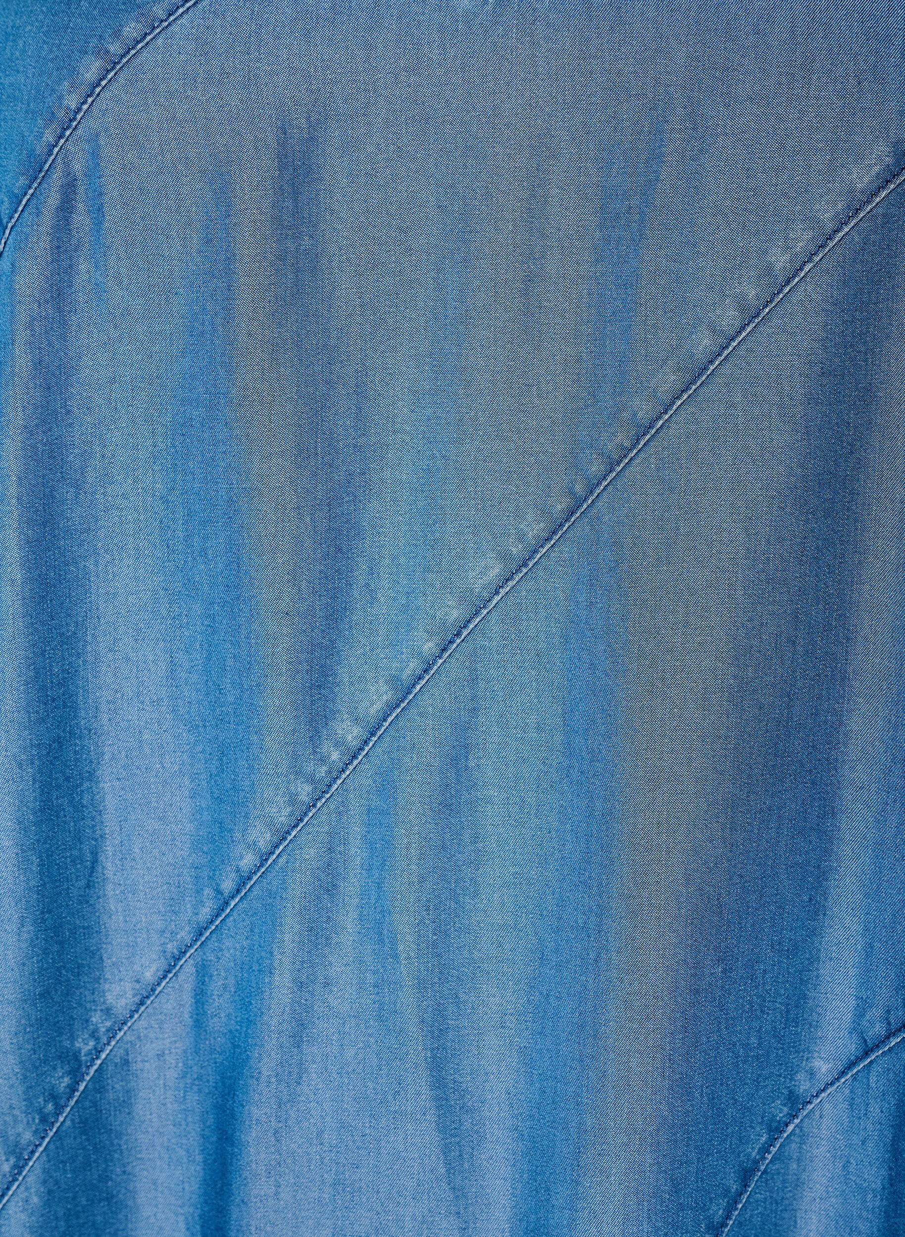 ZizziKl&auml;nning i denimlook i TENCEL&trade; Lyocell med axelband, Bl&aring;, Packshot image number 2