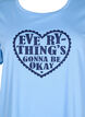 T-shirt i bomull med motiv, D.R.Blue w. Every, Packshot image number 2