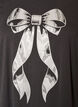 T-shirt i bomull med tryck framtill, Gr&aring;, Packshot image number 2
