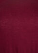 L&aring;ng&auml;rmad blus i ull och viskos, M&ouml;rk Bordeaux, Packshot image number 2