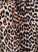 Kort a-linjeformad klänning med leopardmönster, Brun, Packshot image number 2