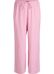 L&ouml;sa pyjamasbyxor i seersucker med h&ouml;g midja, Rosa