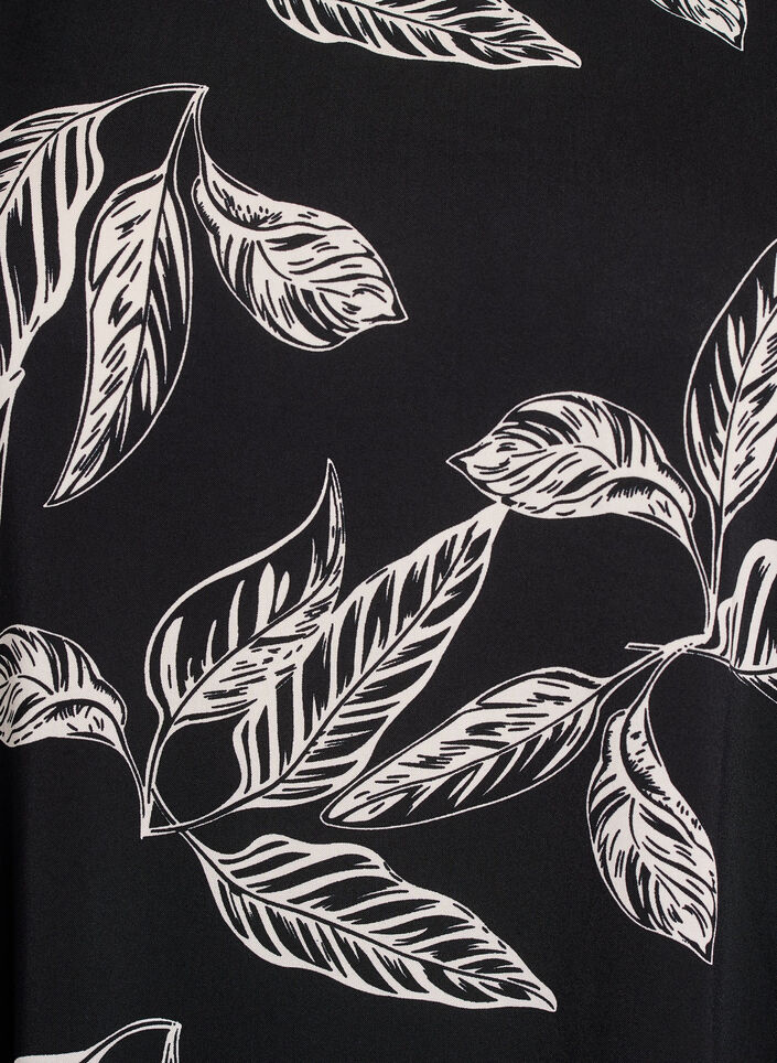 FLASH – Klänning i viskos med skärning, Svart, Packshot image number 2