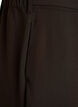 Byxor med h&ouml;g midja och b&auml;ltesdetalj med guldsp&auml;nne, Brun, Packshot image number 3
