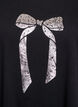 T-shirt med tryck, Svart, Packshot image number 2