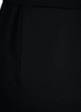 Shorts i modalmix med fickor, Black, Packshot image number 3