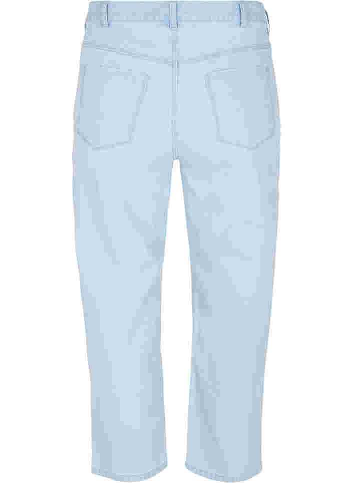 Raka jeans med ankellängd, Light blue denim, Packshot image number 1