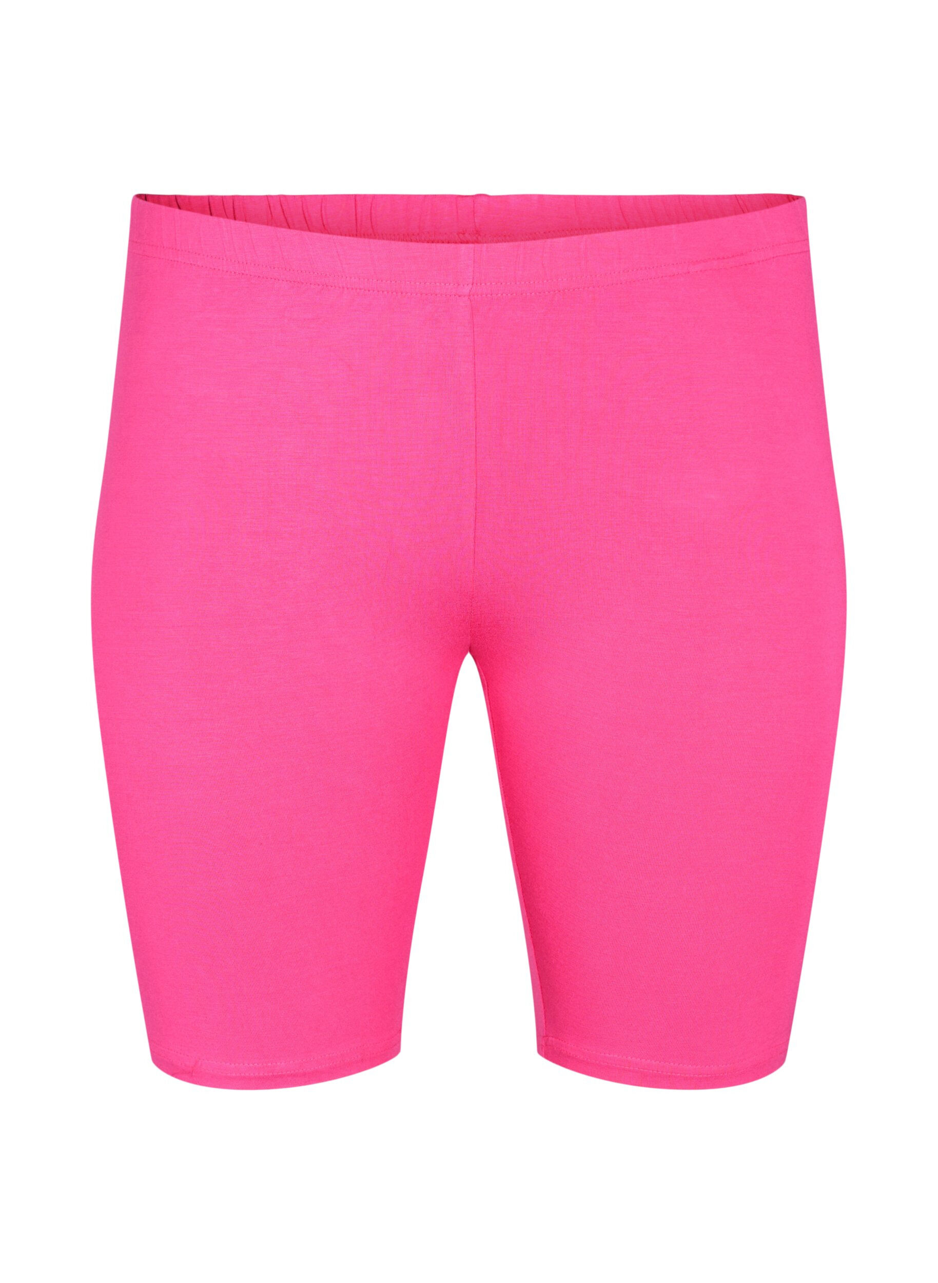 ZizziEnf&auml;rgad cykelbyxa, Rosa, Packshot image number 0