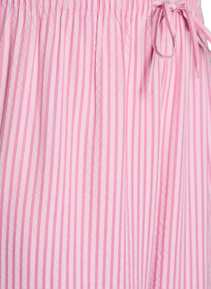 L&ouml;sa pyjamasbyxor i seersucker med h&ouml;g midja, Rosa, Packshot image number 2