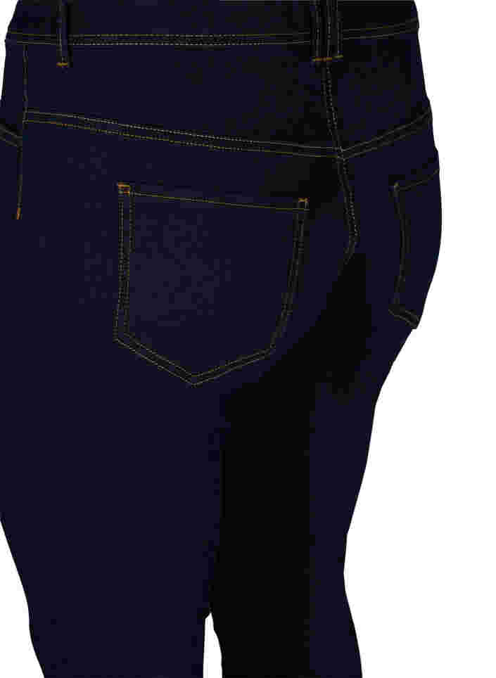 Extra slim Nille jeans med hög midja, Blue denim, Packshot image number 3