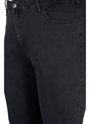 Ellen bootcut jeans med hög midja, Grey Denim, Packshot image number 2