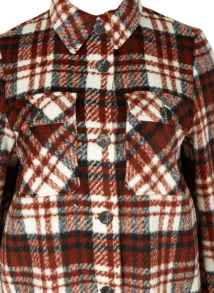 Rutig skjortjacka med bröstfickor, Sequoia Check, Packshot image number 2