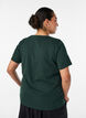 T-shirt med tryck, Gr&ouml;n, Model image number 2