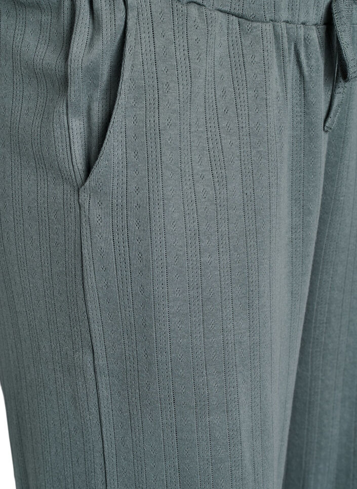 Nattbyxor i bomull, Grön, Packshot image number 2