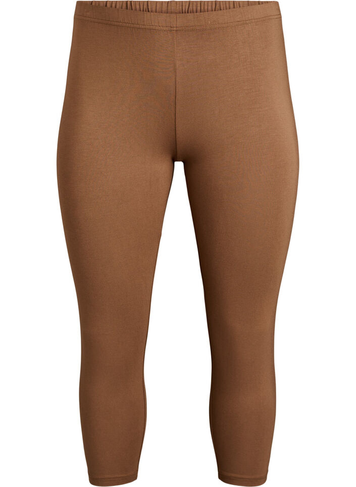 3/4 bas-leggings, Brun, Packshot image number 0
