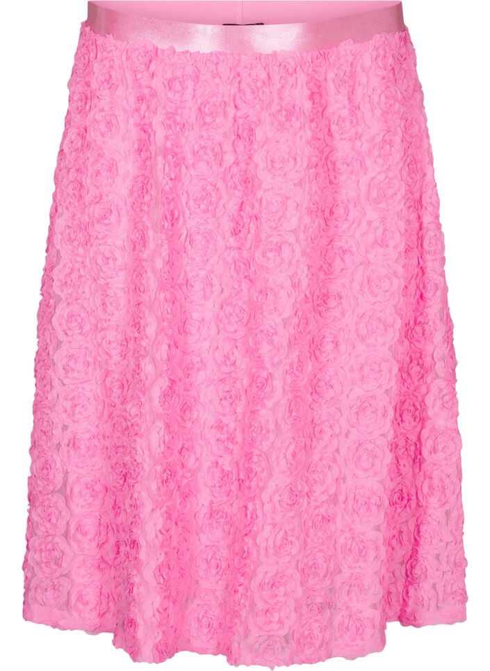 Midikjol med 3D-blommor, Dianthus, Packshot image number 0