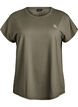 Enf&auml;rgad tr&auml;nings-T-shirt, Gr&ouml;n, Packshot image number 0