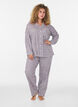 Pyjamasskjorta i bomull med br&ouml;stficka, R&ouml;d, Model image number 1