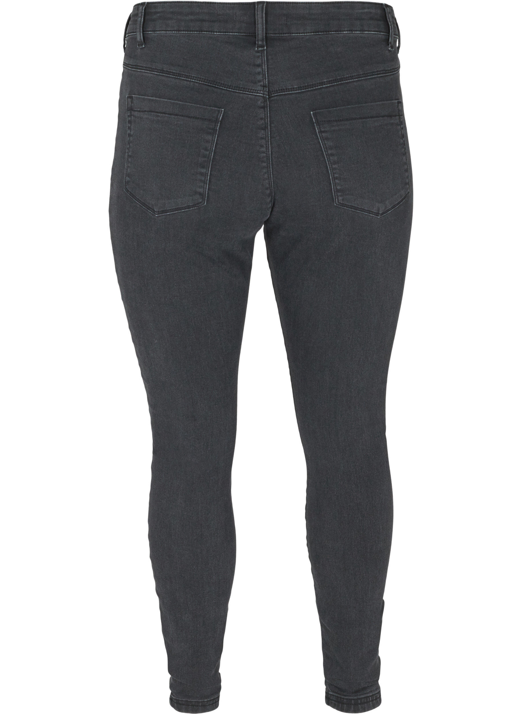 ZizziJeggings i bomullsmix, Grey Denim, Packshot image number 1