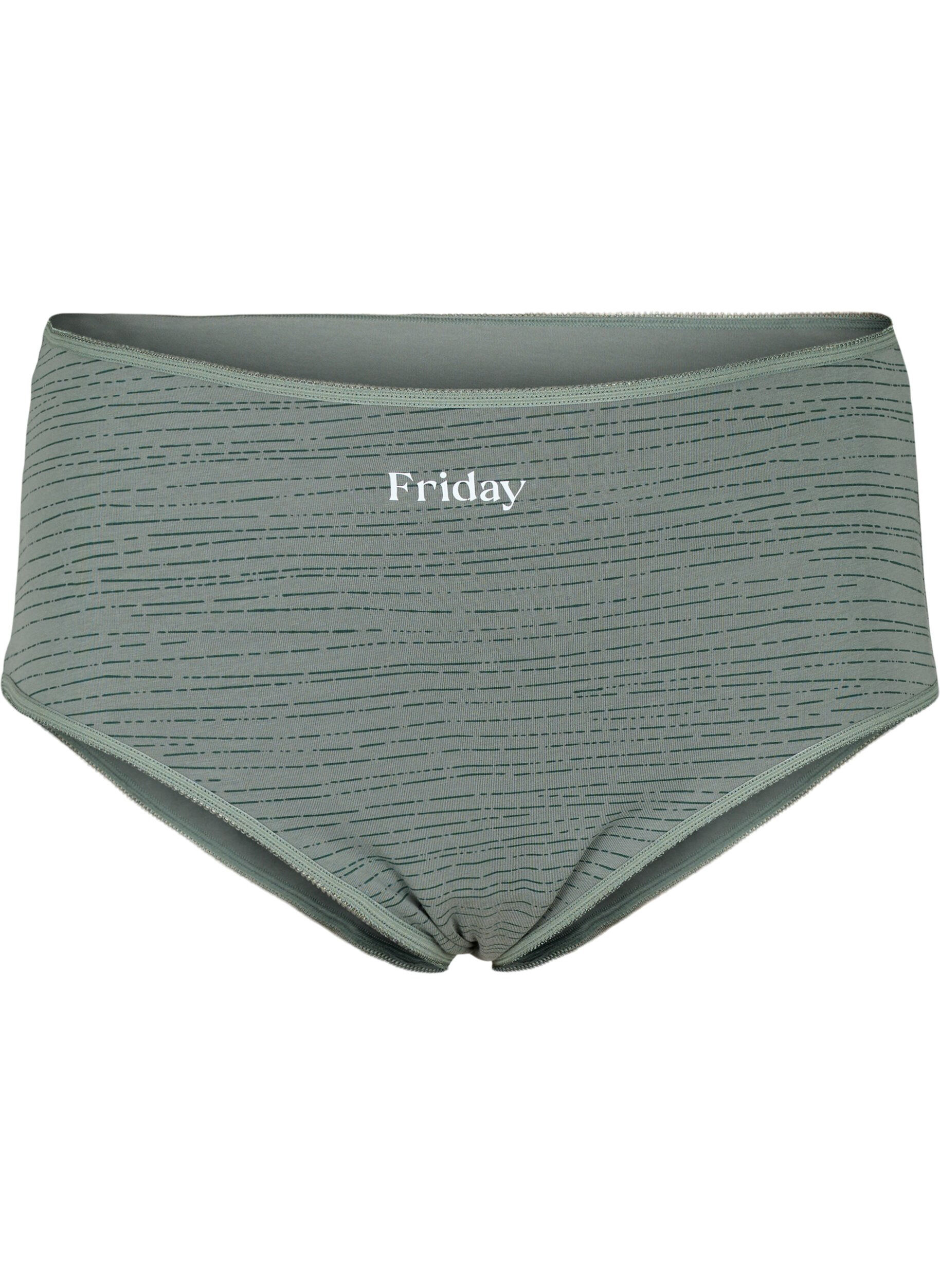 Zizzi 7-pack hipster med vanlig midja, Scarab Multi Pack, Packshot image number 3