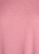 Jerseyblus med 3/4-&auml;rm, Rosa, Packshot image number 2
